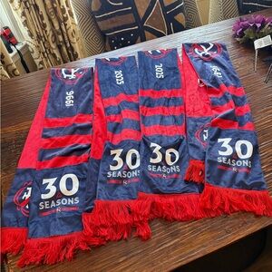 Red and Blue 30 Seasons Scarf